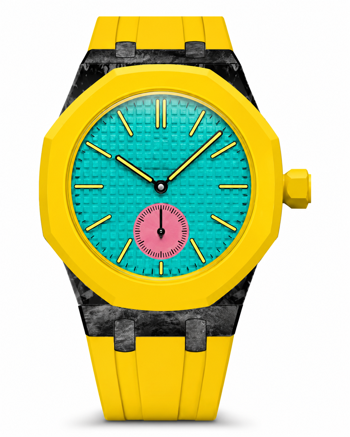 Swatch x AP Royal Pop Carbon Fiber Conversion Kit — Pocket Watch to Wristwatch