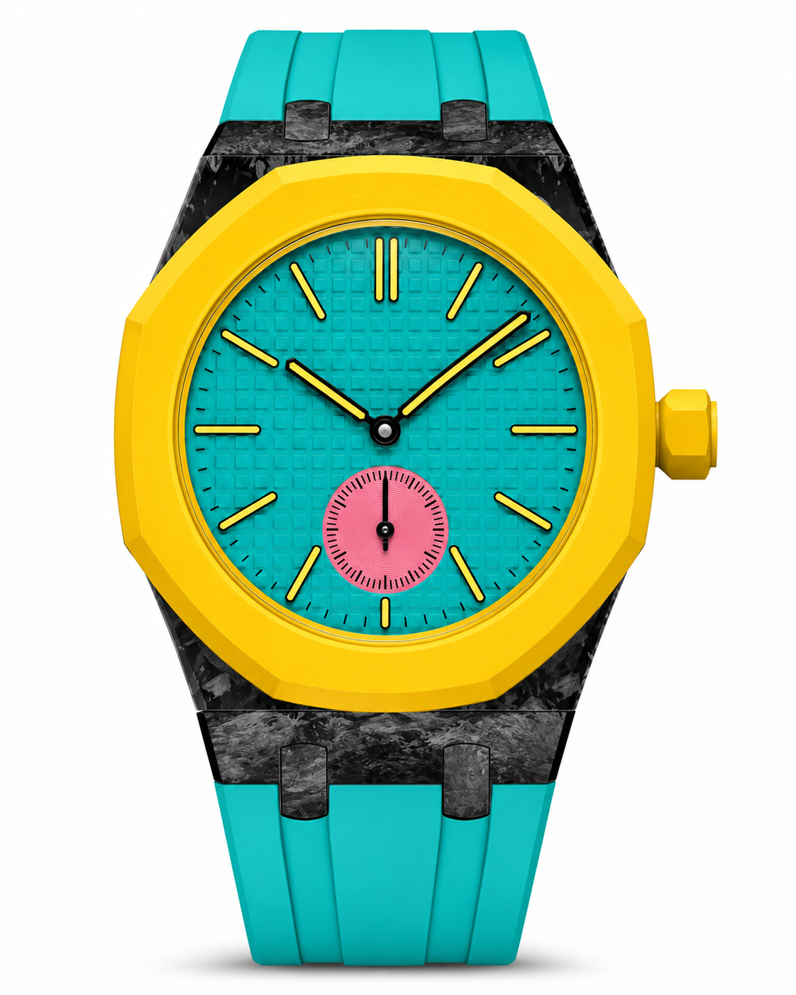 Swatch x AP Royal Pop Carbon Fiber Conversion Kit — Pocket Watch to Wristwatch